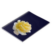 Gele rozenbladen notitieboek (Linkerzijde)