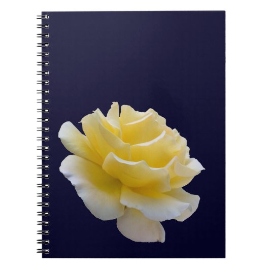 Gele rozenbladen notitieboek (Voorkant)