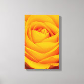 Gele rozenbloem Canvas druk (Voorkant)