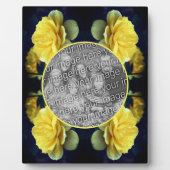 Gele rozenbloem in bloei Voeg je foto toe Fotoplaat (Voorkant)