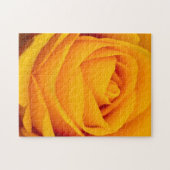 Gele rozenbloem Jigzaadpuzzel Legpuzzel (Horizontaal)