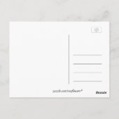 gele rozenbloem , liefde en romance briefkaart (Achterkant)