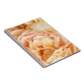 Gele rozenbloem notitieboek (Rechterzijde)