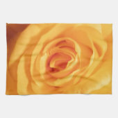 Gele rozenbloem Rozen Bloembloem Foto Theedoek (Horizontaal)