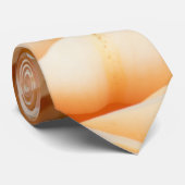 Gele rozenbloem stropdas (Opgerold)