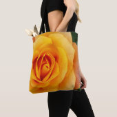 gele rozenbloem tote bag (Dichtbij)