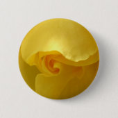 Gele rozenButton Ronde Button 5,7 Cm (Voorkant)