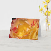 Gele rozenfluitjes voor zoet gebruik kaart (Gele Bloem)