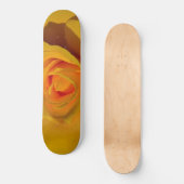 Gele rozengeel, gele oranje bloem persoonlijk skateboard (Voorkant)