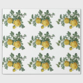 gele rozengeschenk cadeaupapier (Vlak)