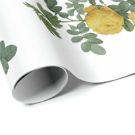  gele rozengeschenk cadeaupapier (Rol Hoek)