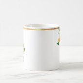 Gele rozengoudmageremelkkoffie Mok (Center)