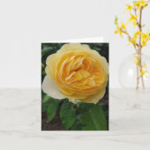Gele rozenkaart kaart (Gele Bloem)