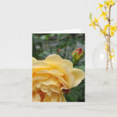 Gele rozenkaart kaart (Gele Bloem)