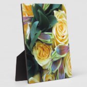 Gele rozenknoppen fotoplaat (Zijkant)