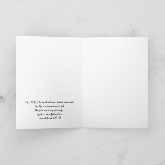 Gele rozenlampjes met Kaart 3:22-23 (Binnen)