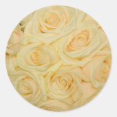 Gele rozenomenveloppen Stickers (Voorkant)