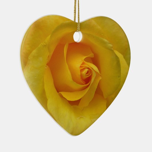 Gele rozenornament Romantic Roos Decoraties (Rechts)