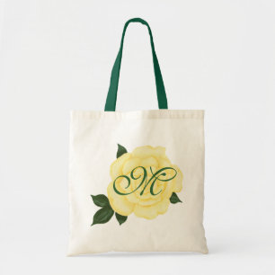 Gele rozenroos, Canvas tassen van het Bridesmaïd M