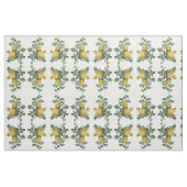 gele rozenschilderij stof (Fat Quarter)