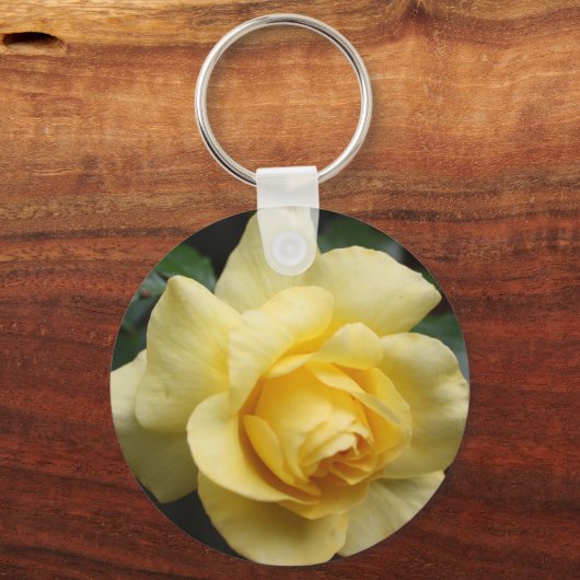 Gele rozenSleutelhanger Sleutelhanger (Voorkant)