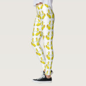 Gele rozenstof. leggings (Links)