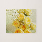 gele rozenstrook legpuzzel (Horizontaal)