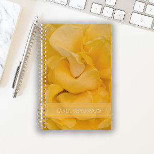 Gele rozenventielen planner