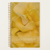 Gele rozenventielen planner (Voorkant)