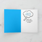 Gele Rubber Duck 50th Birthday Humor Kaart (Binnen)