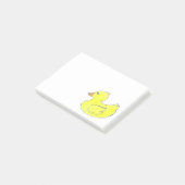 Gele Rubber Duck Bath Bathtub Speelgoed Ducky Duck Post-it® Notes (Schuin)