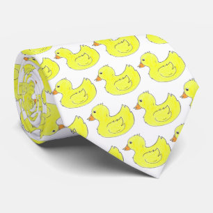 Gele Rubber Duck Bathtub Speelgoed Ducky Duckie Stropdas