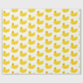 Gele Rubber Duck Cadeaupapier (Vlak)