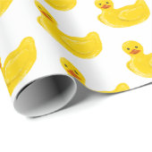 Gele Rubber Duck Cadeaupapier (Rol Hoek)