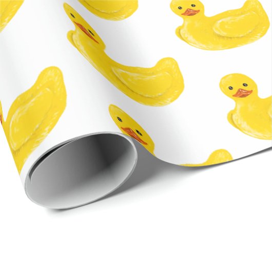 Gele Rubber Duck Cadeaupapier (Rol Hoek)