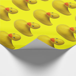 Gele Rubber Duck Cadeaupapier