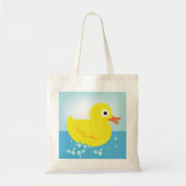 Gele Rubber Duck Canvas tas (Voorkant)
