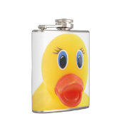Gele Rubber Duck Duckface Heupfles (Rechts)