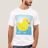 Gele Rubber Duck Mannen T-Shirt (Voorkant)