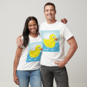 Gele Rubber Duck Mannen T-Shirt (Unisex)