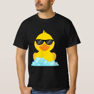 Gele Rubber Duck met zonnebril T-shirt
