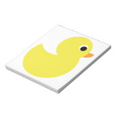 Gele Rubber Duck Notitieblok (Linkerzijde)