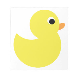 Gele Rubber Duck Notitieblok