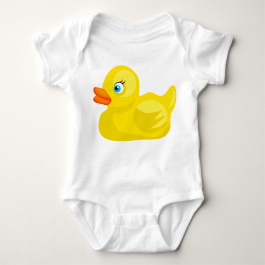 Gele Rubber Duck Romper (Voorkant)