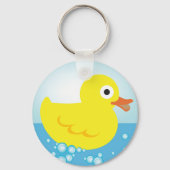Gele Rubber Duck Sleutelhanger (Voorkant)