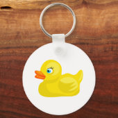 Gele Rubber Duck Sleutelhanger (Voorkant)