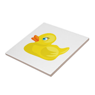 Gele Rubber Duck Tegeltje