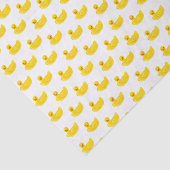 Gele Rubber Duck Tissuepapier (Detail)