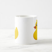 Gele Rubber Duckie Grafische Kunst Koffiemok (Center)