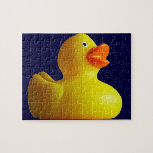 Gele Rubber Duckie Puzzle Legpuzzel (Horizontaal)